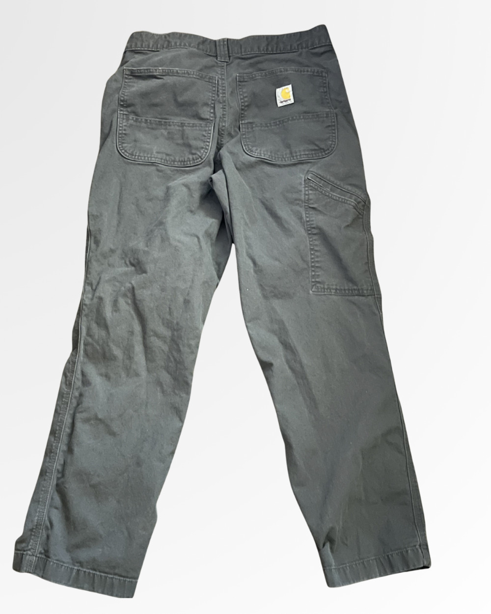 Carhartt Relaxed Fit Carpenter Work Pants 31x30 Grey